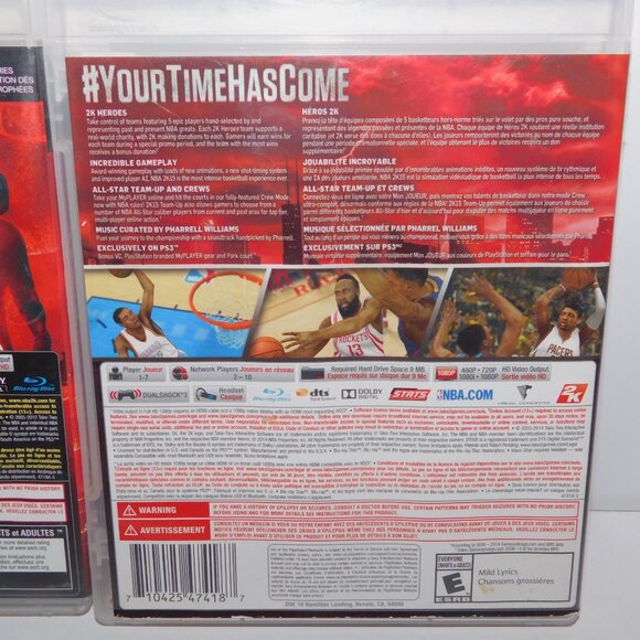 PS3 NBA 2K13 & 2K15 Basketball Video Game Set - Picture 6 of 7